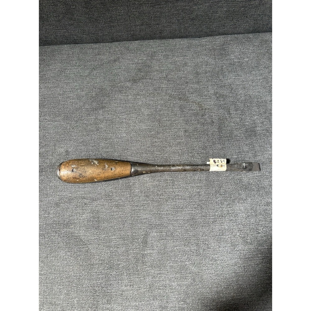 Vintage Irwin USA 11"‎ Wood Handle "Perfect Handle" Style Flathead Screwdriver
